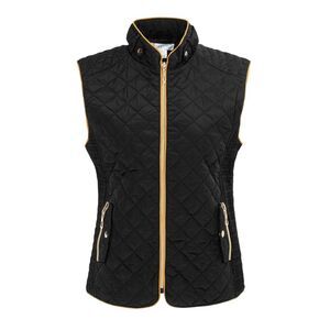 Miso Womens/Ladies Quilted Vest / Black